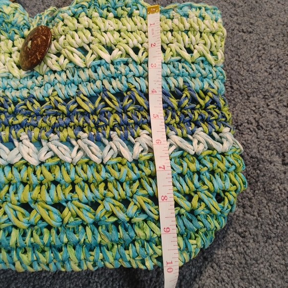 Capelli Multicolor Woven Tote Bag, Purse, Handbag - Picture 10 of 11